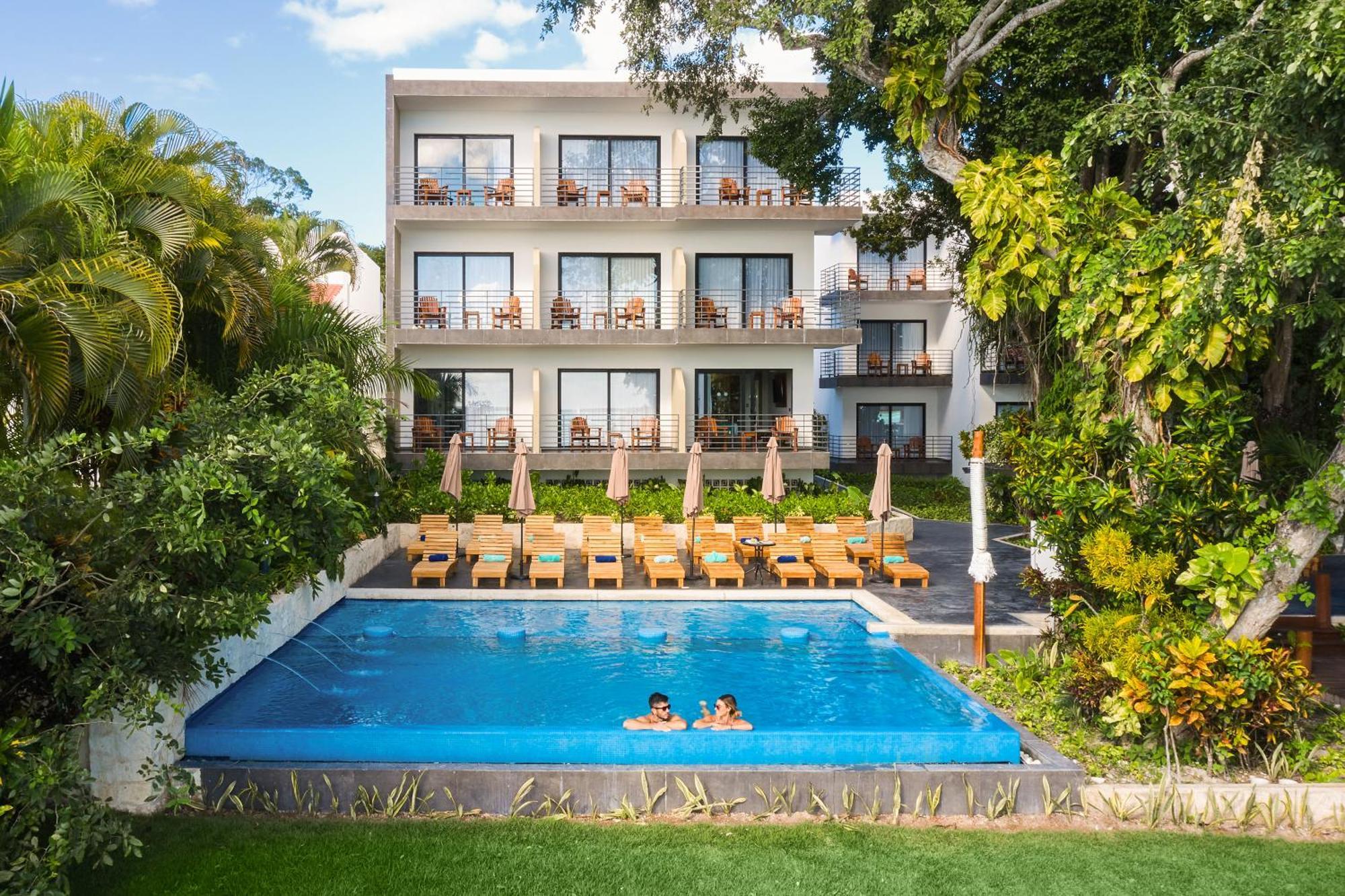 Cristalino Lagoon Front Hotel, Restaurant & Spa Бакалар Екстер'єр фото