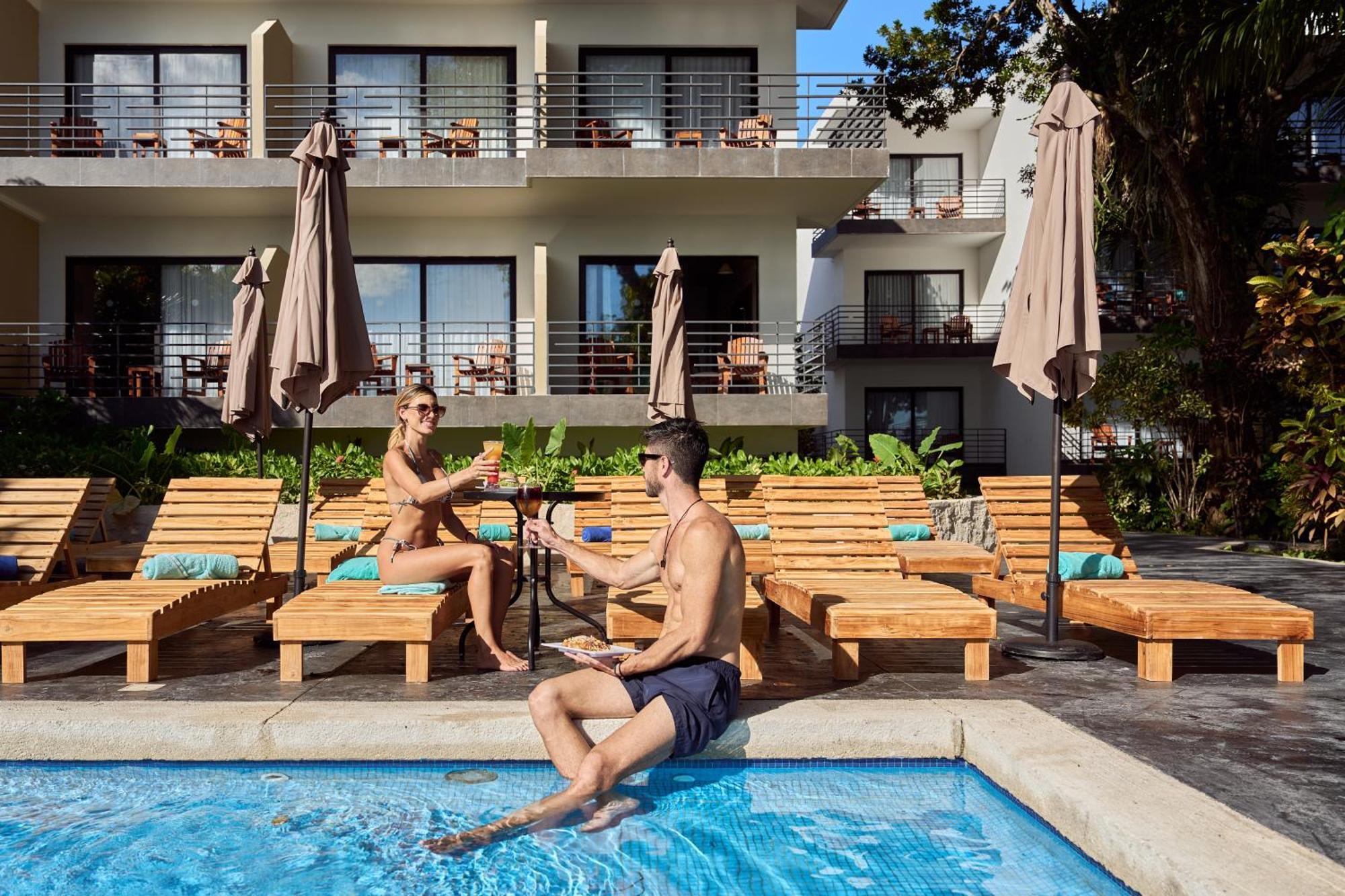 Cristalino Lagoon Front Hotel, Restaurant & Spa Бакалар Екстер'єр фото